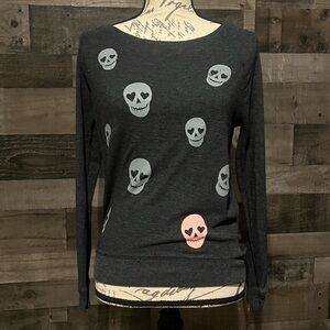 Live Love Dream by Aeropostale Skull Long Sleeve Shirt